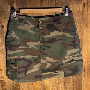 Brand New Forever 21 Camo Skirt